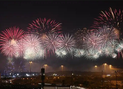 缙云县焰火晚会